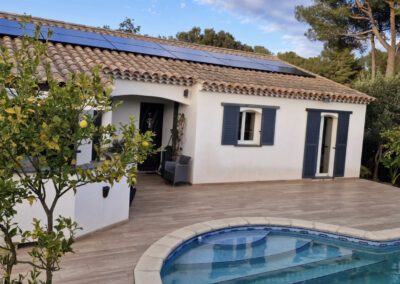 panneaux photovoltaïques, chantiers, Enerjciel, Châteauneuf-les-Martigues, nos réalisations